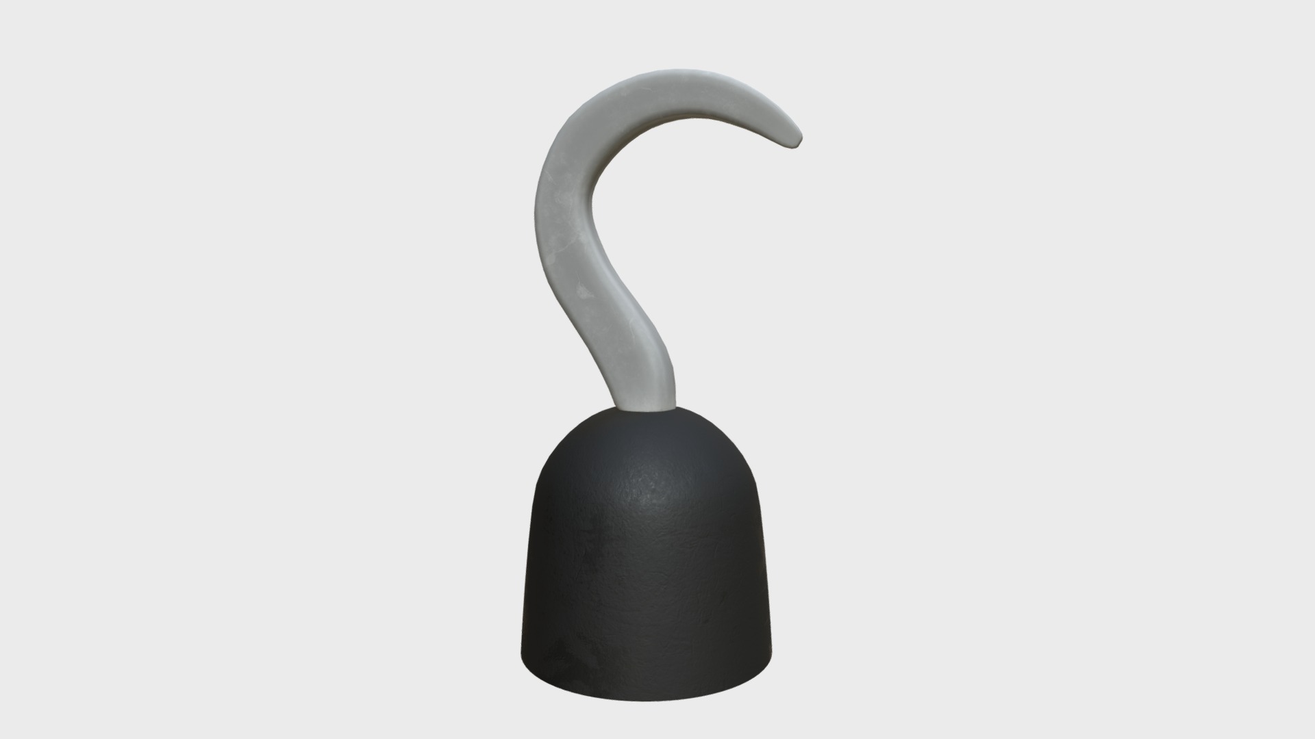 3D model Pirate hook toy - This is a 3D model of the Pirate hook toy. The 3D model is about icon.