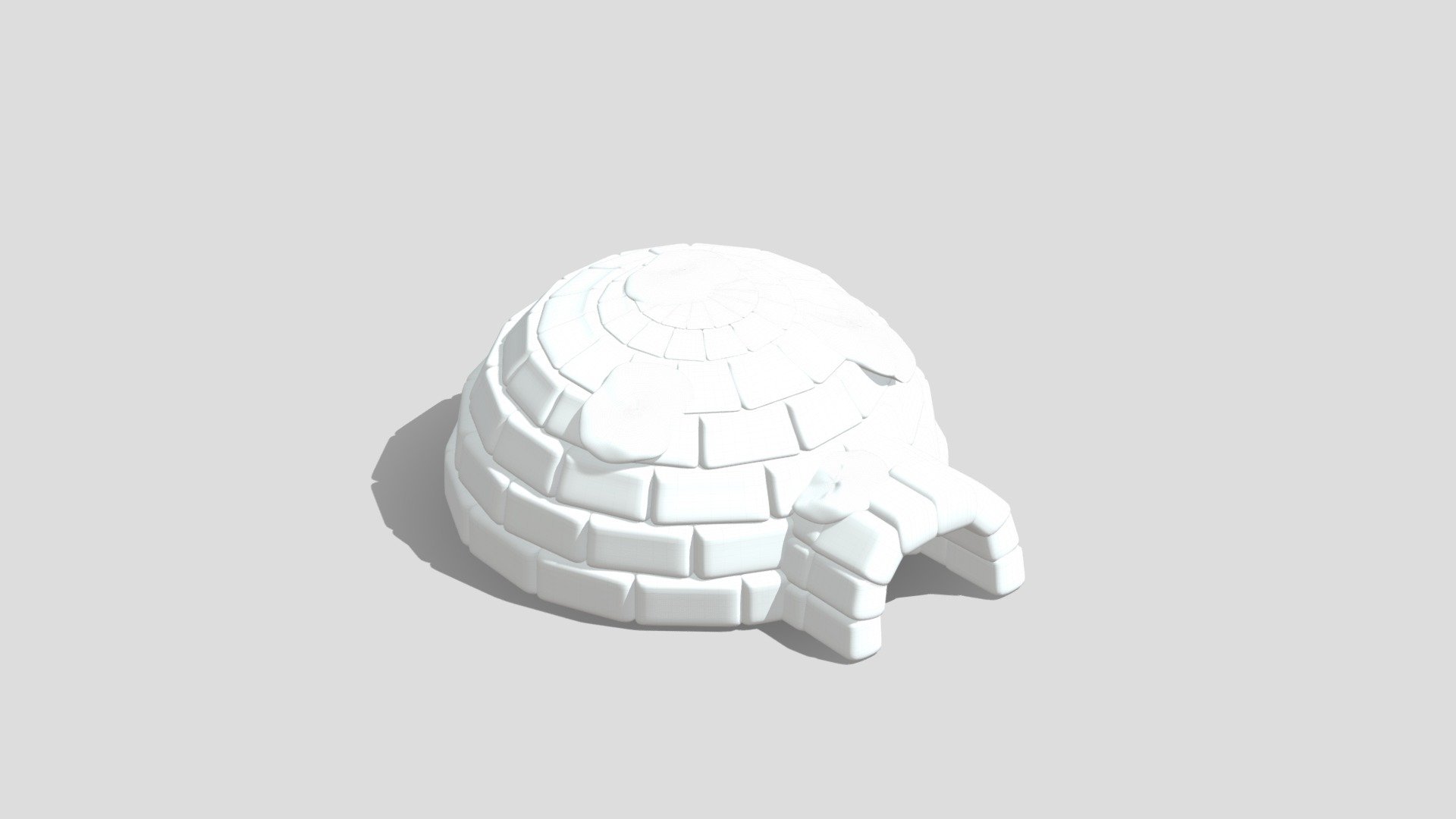 3D igloo model for animation and games. - 3D model by Michel_schwendler ...