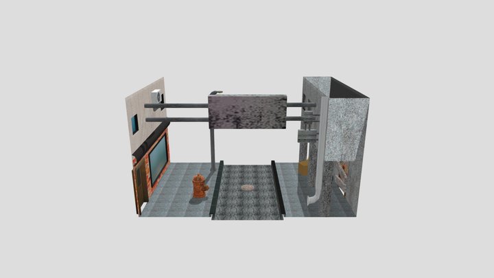 Escenario Calle 3D Model