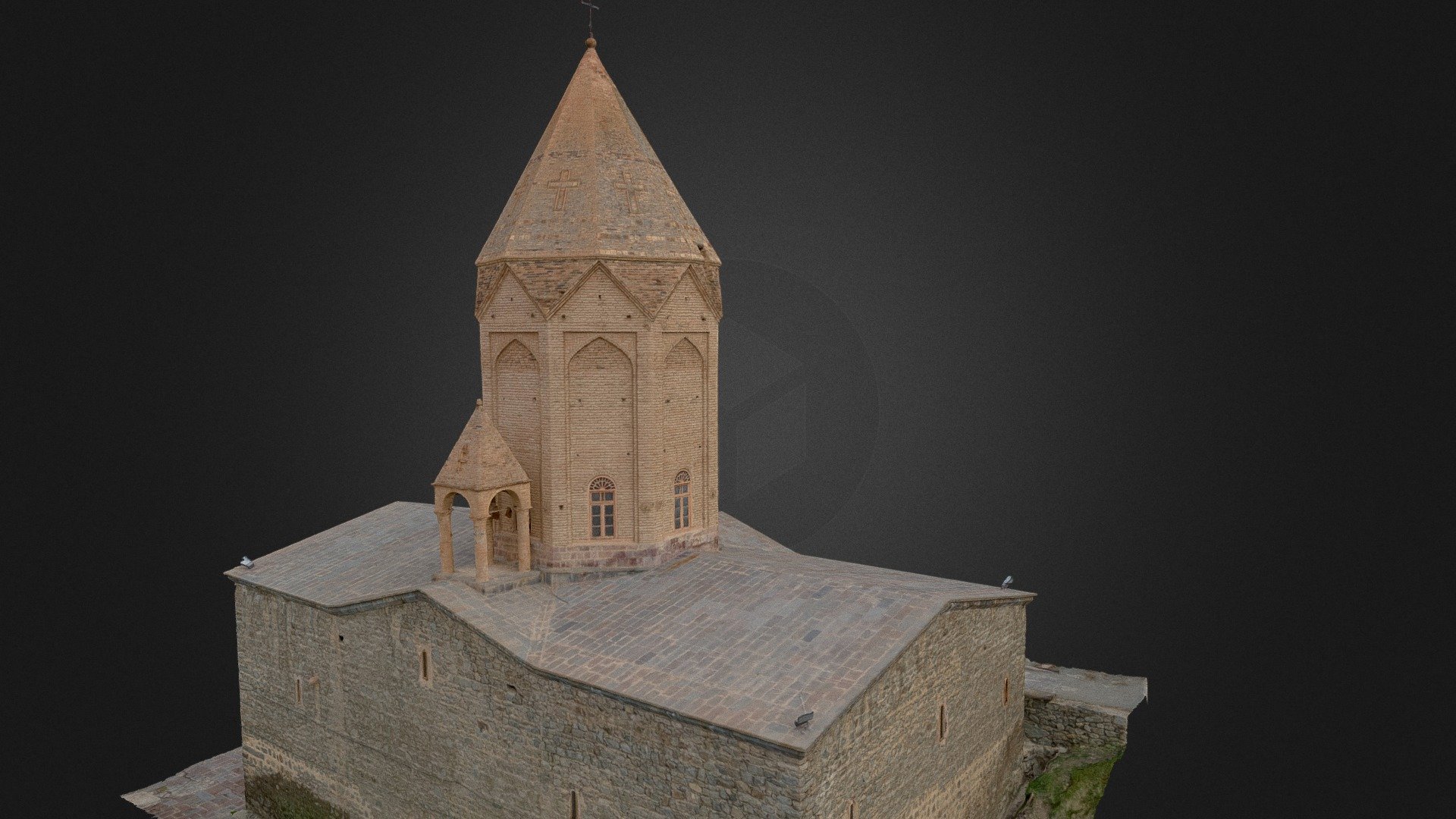 Surb Astvatsatsin Church Meghri — Sketchfab embed 3D viewer