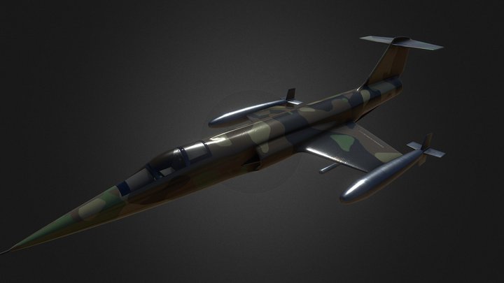 Lockheed F 104 3D Model