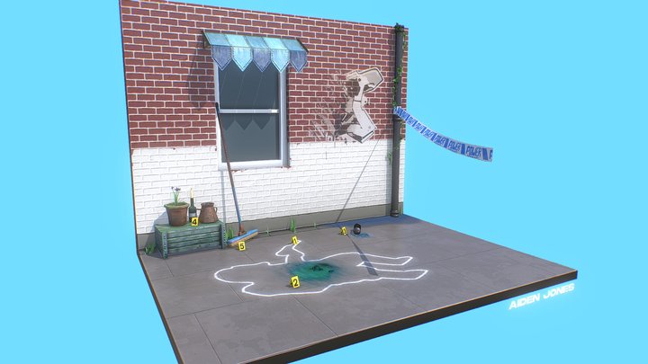 Powerwash Simulator Diorama 3D Model