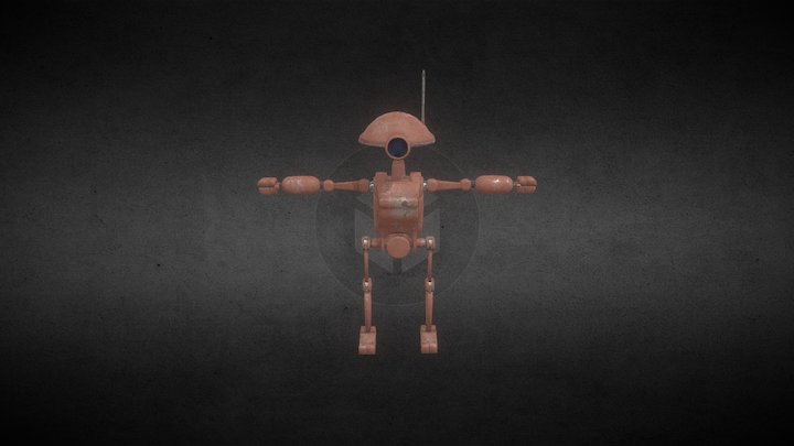 Pit Droid 3D Model