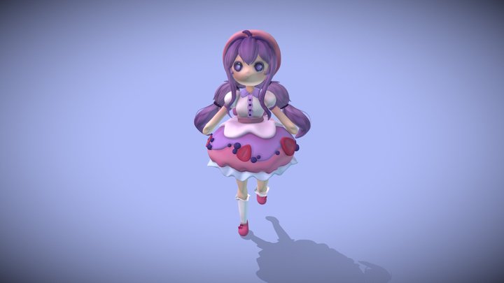 Berry Girl 3D Model