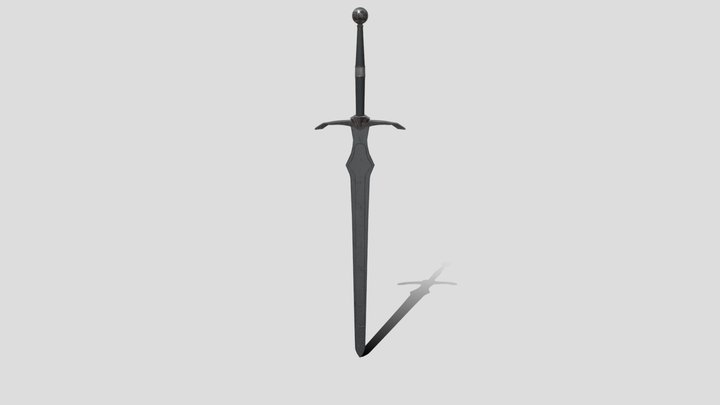 Medieval Sword (Clean) 3D Model