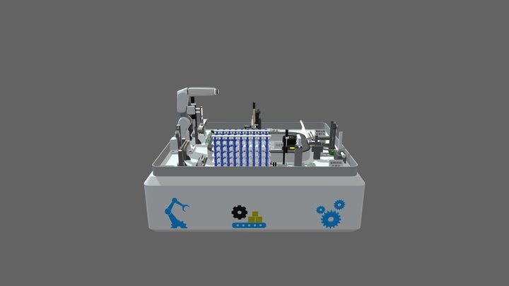 机械臂沙盘 3D Model