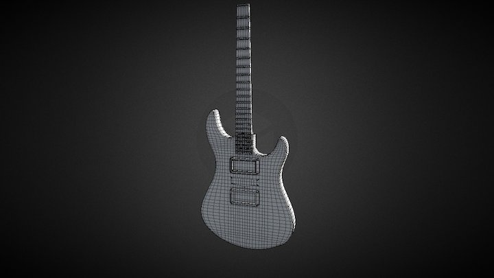 Guitar Work In Progress 3D Model