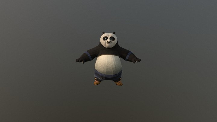 Kungfu Panda 3D Model