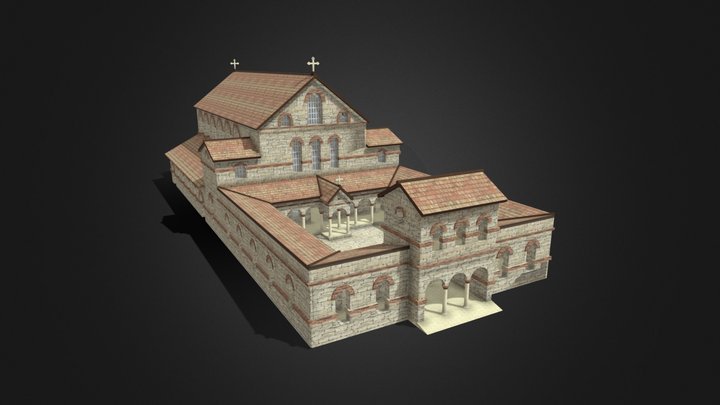 Bulgarian Orthodox Cathedral Reconstruction 3D Model