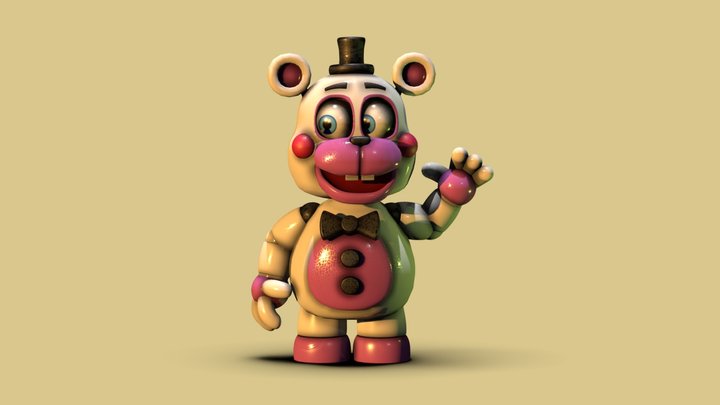 Glitchtrap FNAF VR Help Wanted - Download Free 3D model by