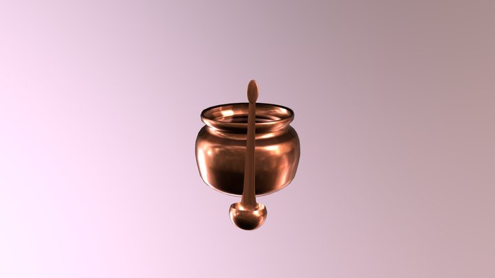 Cauldron Textures 3D Model