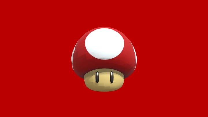 Super Mario - Super Mushroom – Modèle 3D gratuit STL