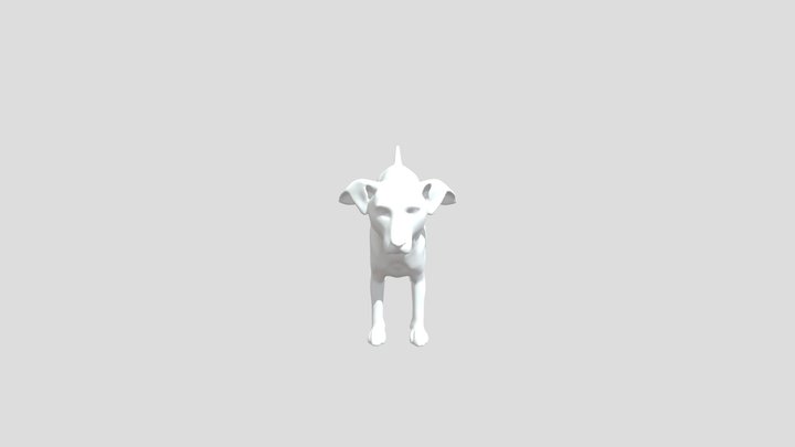 Happy__dog_0911190229_fbx 3D Model