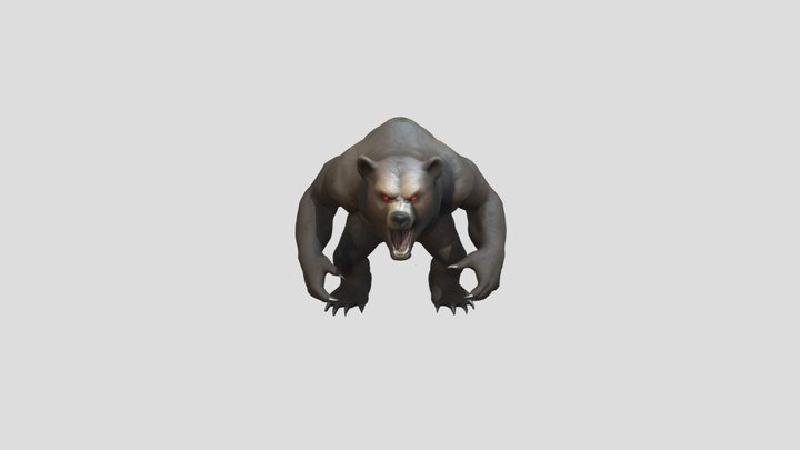 Werebear_0210063108_texture_fbx 3D Model