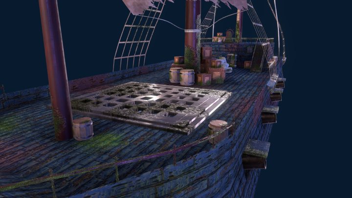 Pirate Ship 3D Model