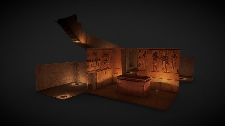 The tomb of Tutankhamun: hi-res 3D Model