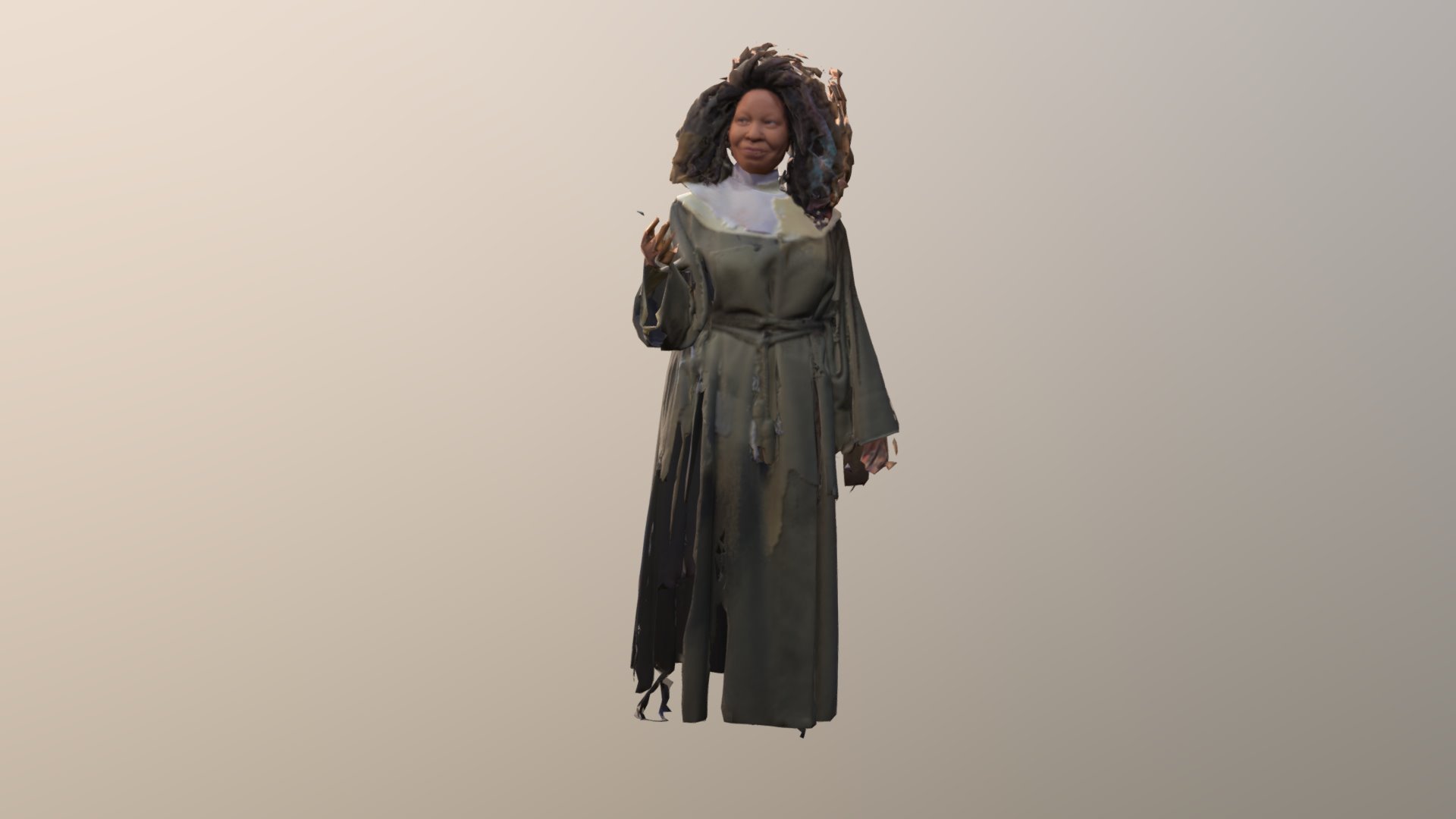 Whoopi Goldberg (Sister Act) - Download Free 3D model by David Wigforss  (@dwigfor) [3c75457]