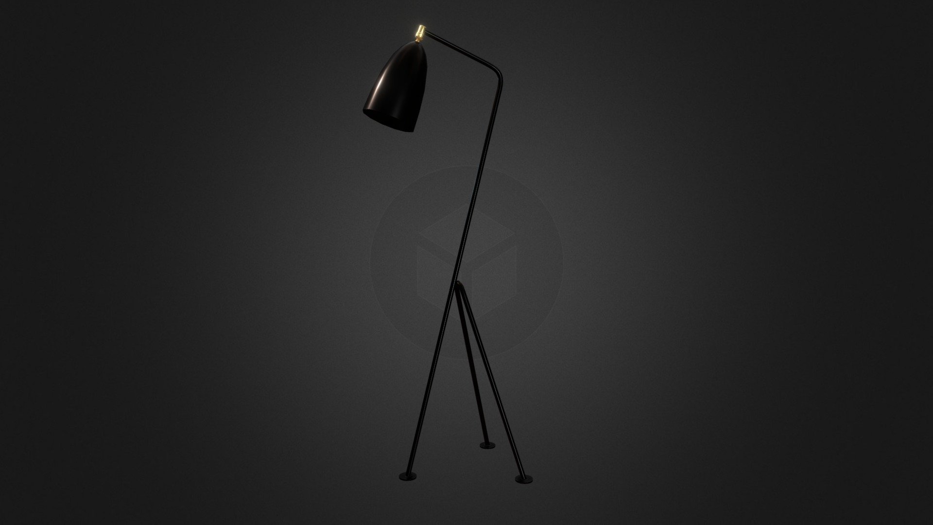 Grasshoppa low poly floor lamp