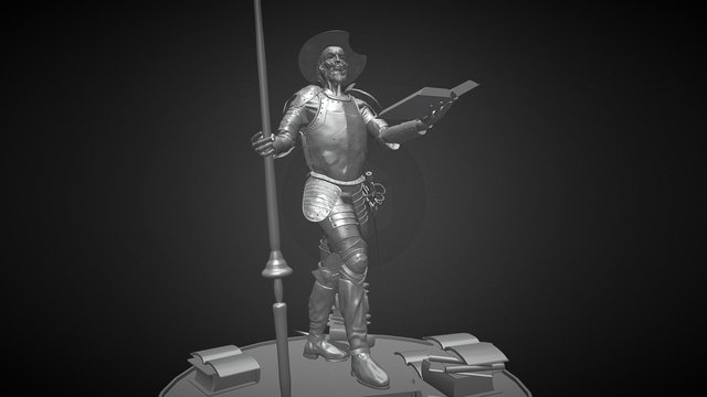 Don Quijote 3D Model