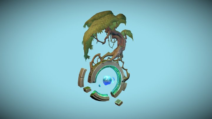 Arch tree - Stylized Animated Model – Kostenloses 3D-Modell STL