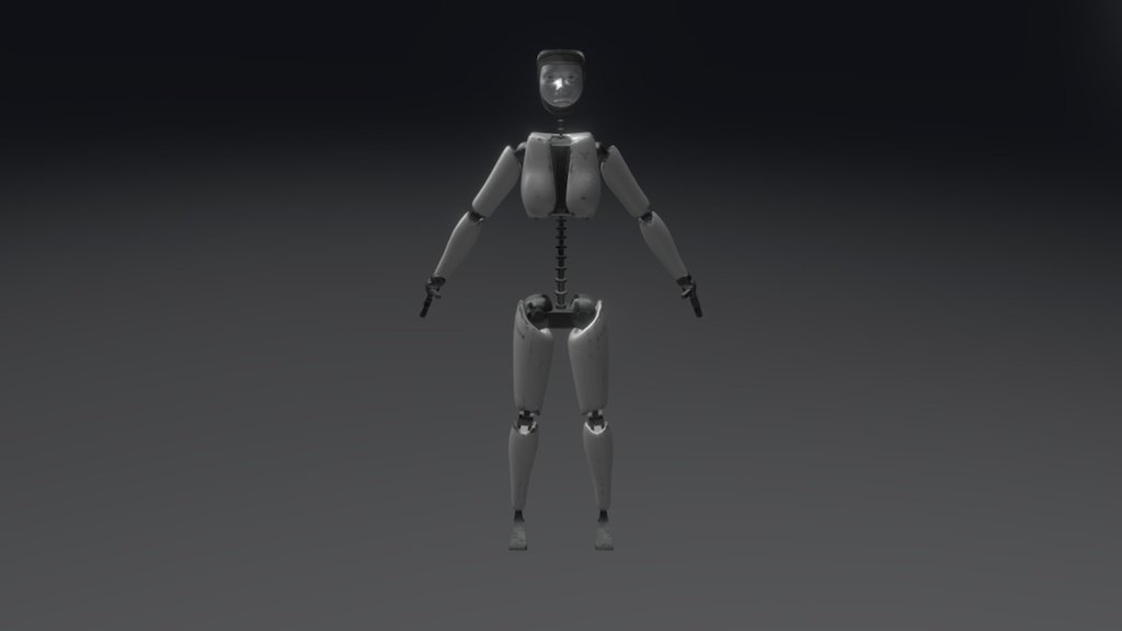 Female Cyborg - 3D Model By Lintak [3c78086] - Sketchfab