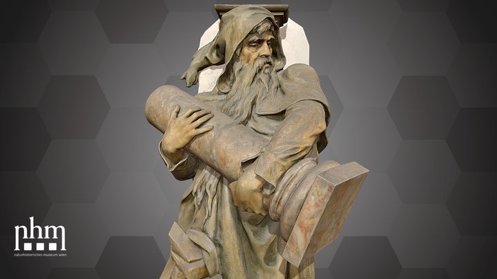 Figure embodying "Calcite" – Gratis 3D-model STL