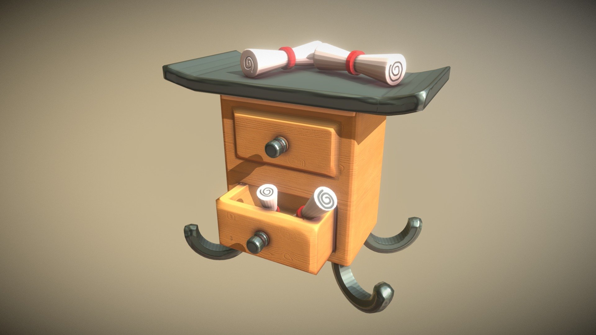 Magic Desk - 3D model by pointeryang [3c797be] - Sketchfab