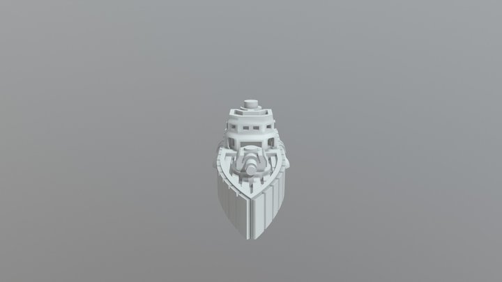 Currie Class Corvette 3D Model