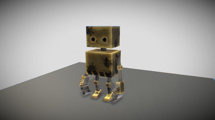 Robot Character Model 3D Model