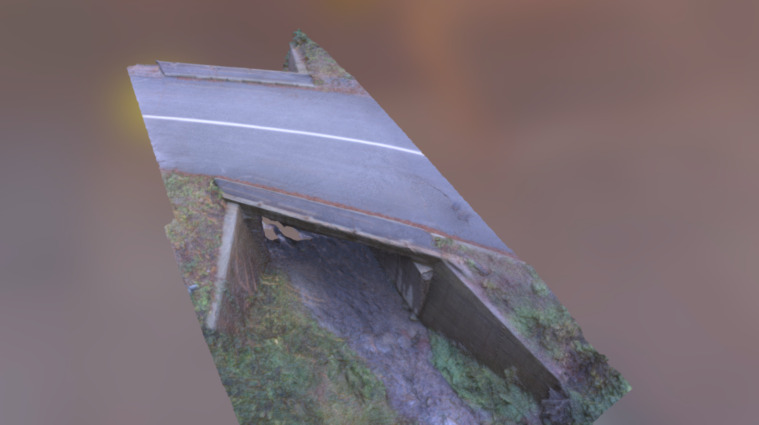 Mountain road bridge