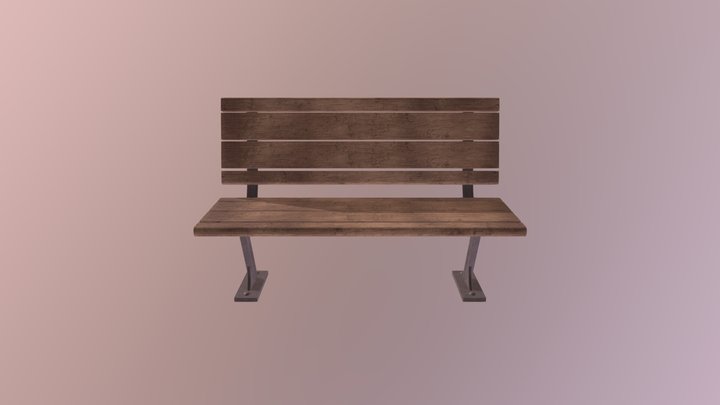 Bench_Textured 3D Model