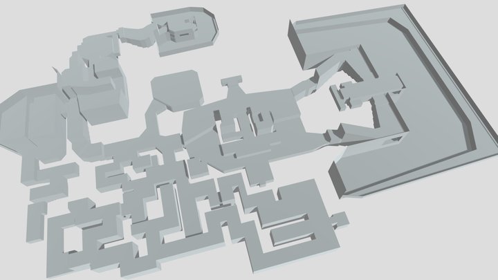 doom - e1m2 – Modello 3D gratuito STL
