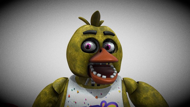 Chica The chicken (FNaF 1) 3D Model