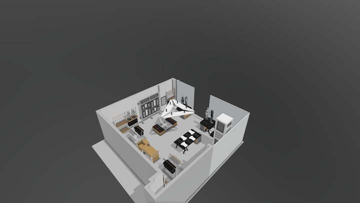 Reebok Store 3D Model