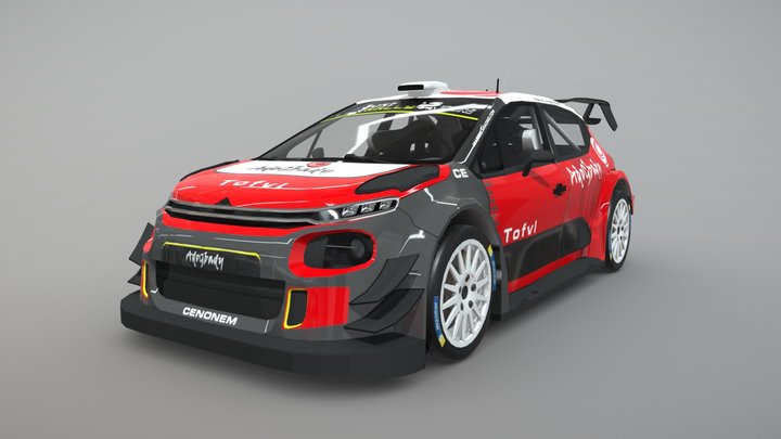 Rally Car Pro 3 3D Model