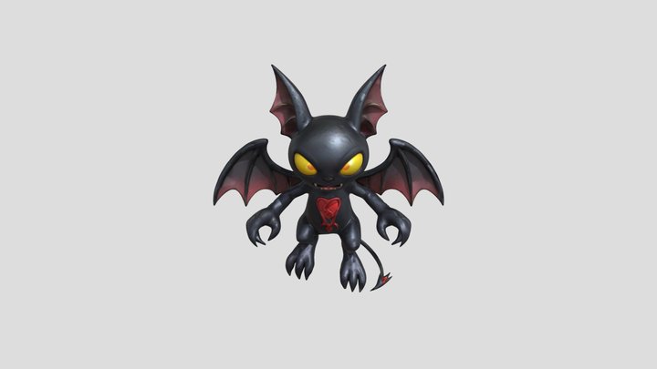 Heartless bat, #Heartless#, #KingdomHearts# 3D Model