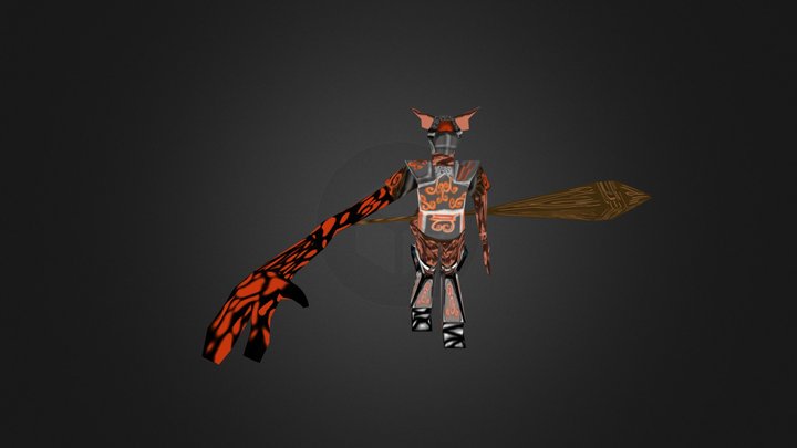 Personnage_Démon 3D Model