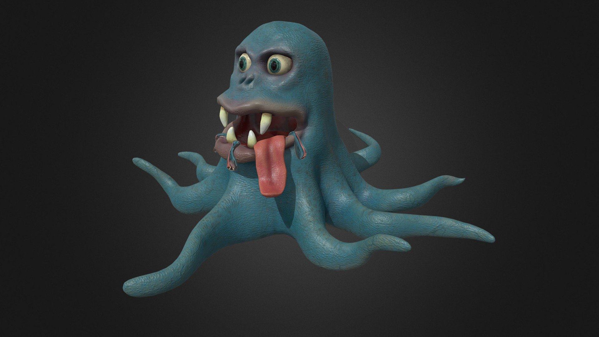 Virus Monster - 3D model by Konstantin Kaftaykin (@3dKostya) [3c806c4 ...