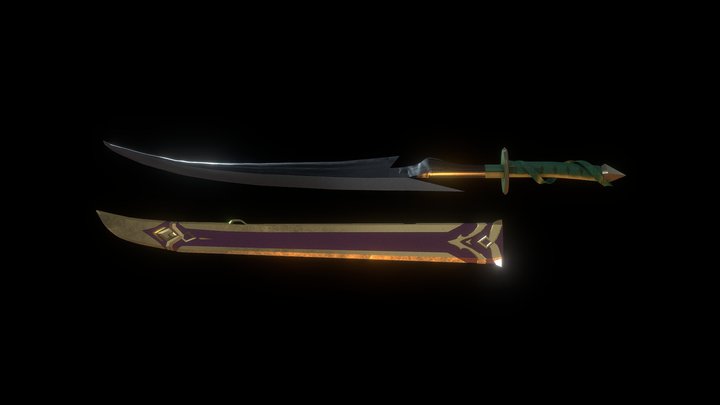 Fantasy Benedetta Katanas 3D Model