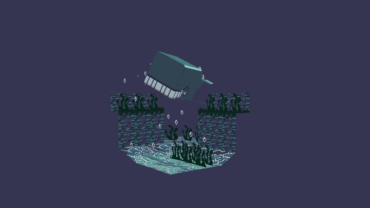 Friendly Whale 3D Model