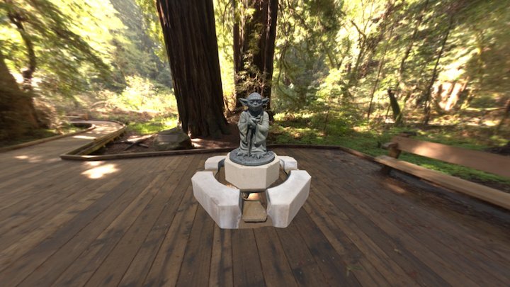 Yoda Statue 3D Model