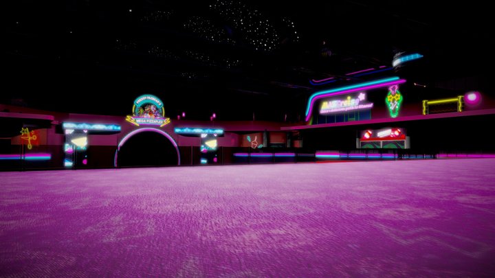 Fnaf SB The Main Atrium – Free 3D Model STL