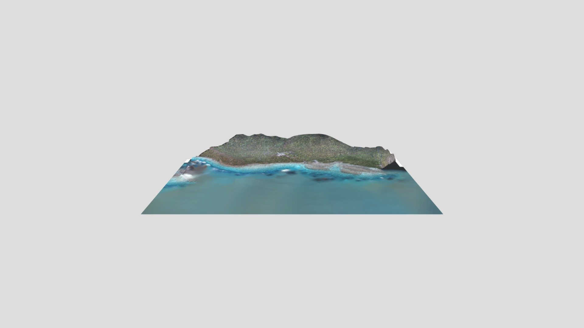 Virgin Islands Coast Test — Sketchfab embed 3D viewer