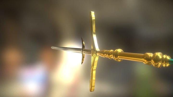 Claymore Sword 3D Model