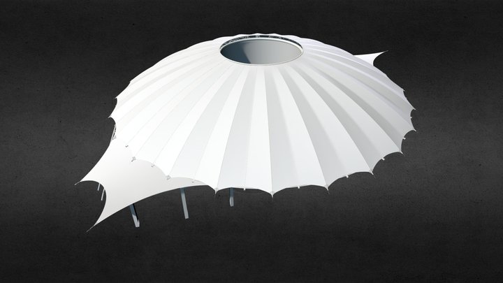 Membrana zadaszająca Amfiteatr w Świnoujściu 3D Model
