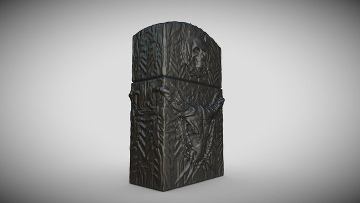 Dark Cigarette Case 3D Model
