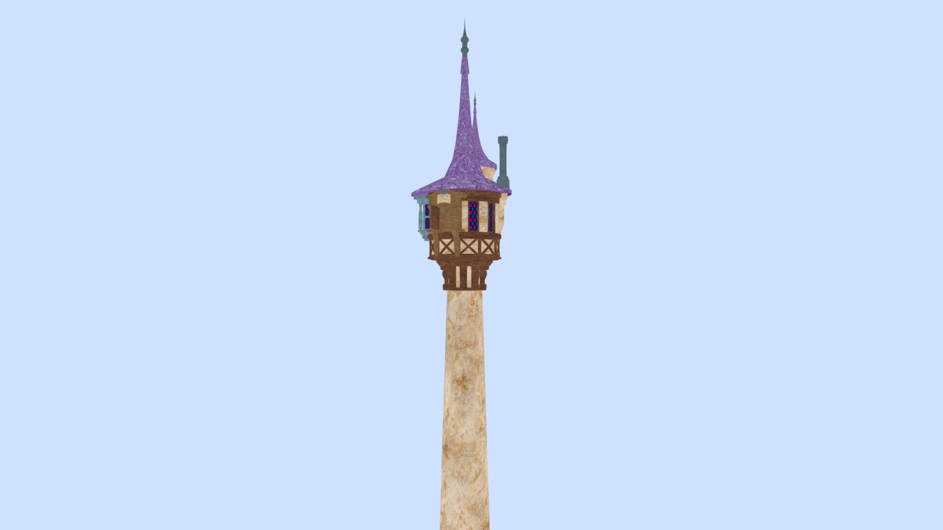 Rapunzel's tower - HIGH POLY - Download Free 3D model by miniponti ...