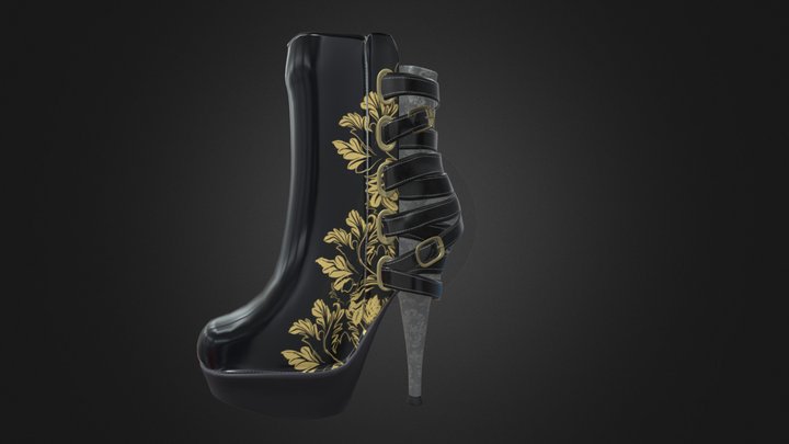 Shoe Texturing Demo 3D Model