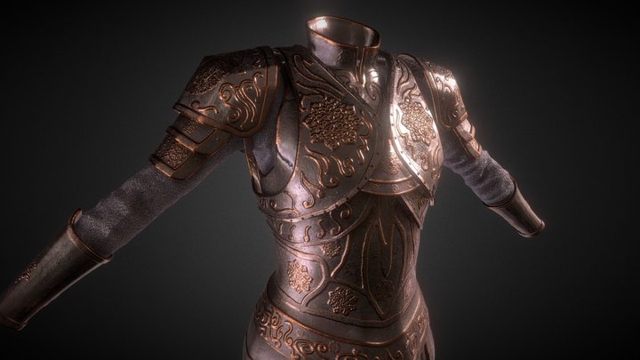 Medieval armor 3D Model