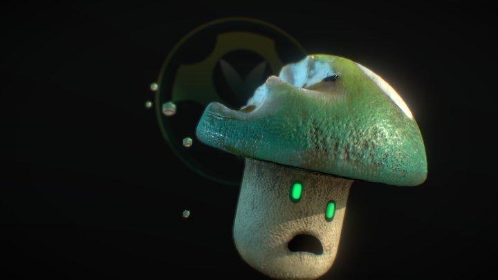 Yummy Mushroom🍄 Snack 3D Model